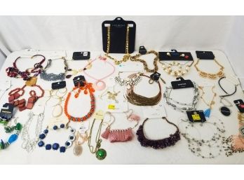 Lot Of Women's Fashion Necklaces - NEW