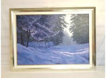 Winter Wonderland Framed Art Painting