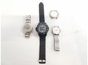 Four Vintage Polo, Caravelle, & Etka Mens Watches