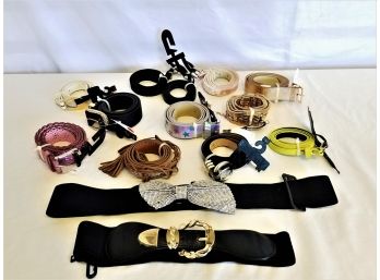 Great Selection Of 14 Women's Fashion Belts NEW WITH TAGS
