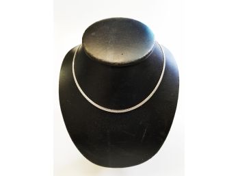 16' Sterling Silver Herringbone Chain Necklace