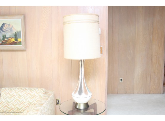 Mid Century Teardrop Lamp- Quartite Creative Chalkware Table Lamp