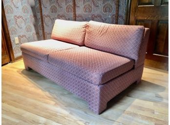 A Vintage Mid Century Styled Sofa Bed Love Seat -62'