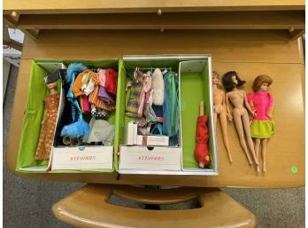 1960'S BARBIE IN BOX WITH ACCESSORIES