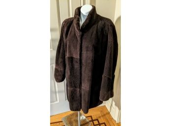 Gorgeous Vintage Sheared Mink Fur Coat Fits Size 6-8.