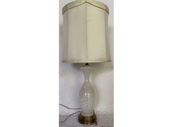 Vintage Blown Glass Lamp