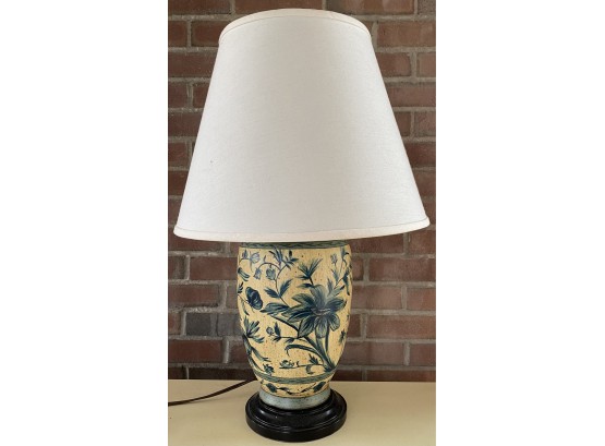 Paint Decorated Ceramic Lamp