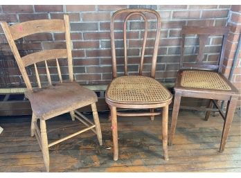 Three Country Chairs