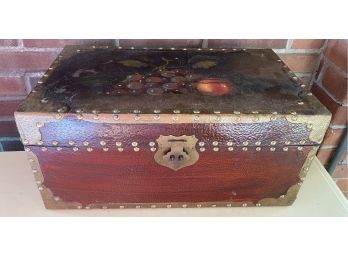 Small Paint Decorated Trunk