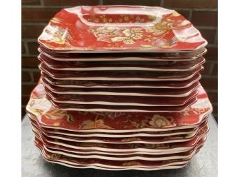 Eight Dinner And Eight Salad Plates