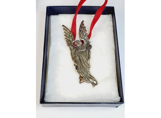 1998 United States Historical Society Sterling Silver Angel  Pendant / Ornament