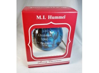 NEW M.J. Hummel 1989 Glass Ornament  #343 A Christmas Song In Original Box