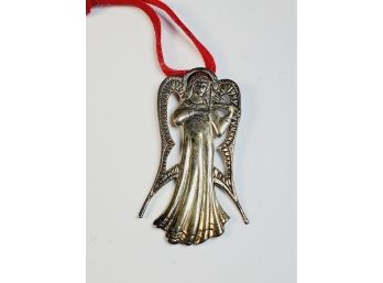 United States Historical Society Sterling Silver Angel W/Violin Pendant / Ornament