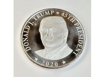 2020 1 Oz .999 Silver Proof TRUMP Coin