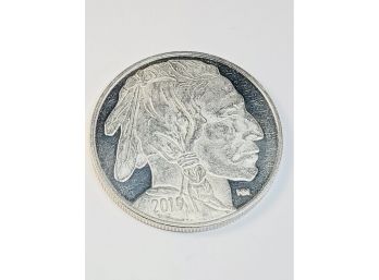 2019 Buffalo Round 1 Oz .999 Fine Silver Bullion Highland Mint