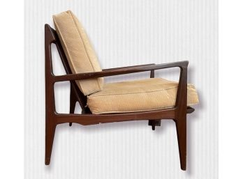 Mid Century Danish Modern Walnut Chair