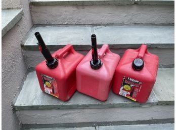2 Gallon Gas Cans - 3 Count