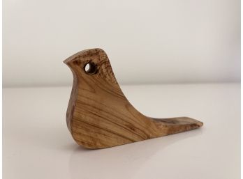 Wooden Bird Door Stopper