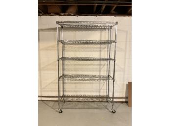 Ultra Durable Wire Shelving Unit W Wheels By Seville Classics Inc