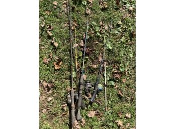 Lot Of 6 Assorted Fishing Poles