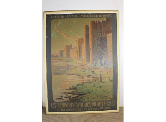 Original 1920's French Travel Poster - PLM Railroad