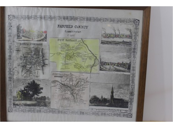 Fairfield County Map Print