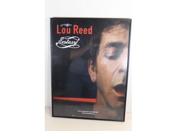 Lou Reed Ecxtasy Album Poster