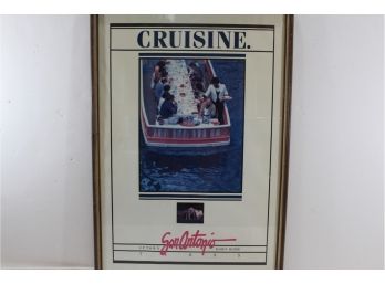 San Antonio Tourism Poster - Cruisine
