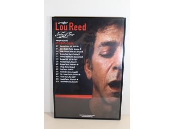 Lou Reed Ecxtasy Tour Poster