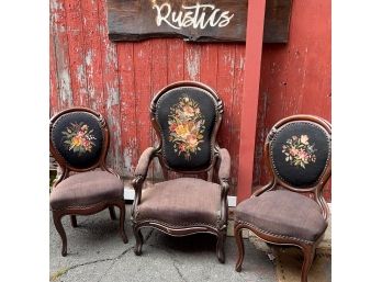 Antique Chairs - Set Of 3