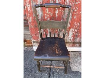 1800s Chair In Black