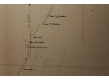 1851 U.S. Coast Survey Sketch D No. 4 From Sandy Hook To Cape Fear