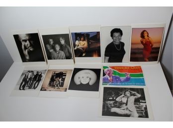 Cool Postcard Group 7 More Iconic Figure Fellini, Mandela, Connery & More