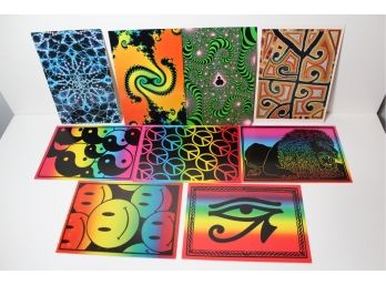 Cool Postcard Group 4 Fractals & Rainbow Designs