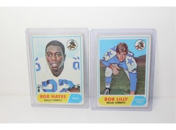 1968 Topps Football - Bob Hayes & Bob Lilly