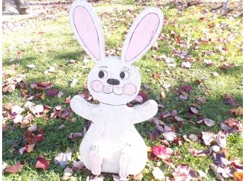 Large Wooden Lawn  Bunny Rabbit