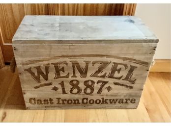 Wenzel  Hinged Top Wood Box