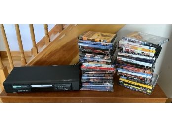 Emerson DVD Player W/DVDs ~ Model EWD7002 ~