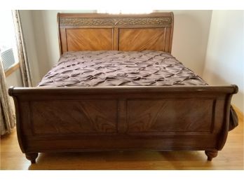 Beautiful King Size Sleigh Bed ~ Complete ~ Rivers Edge Furniture Company
