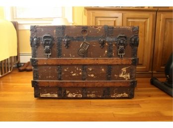 Antique Trailway Express Trunk By Modern Trunks