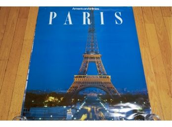 American Airlines Travel Posters. Paris , Two Identical Posters, 30 X 40