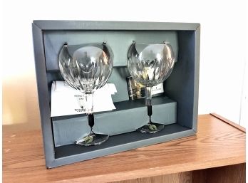 Waterford Millennium Toasting Love Goblets- New In Box