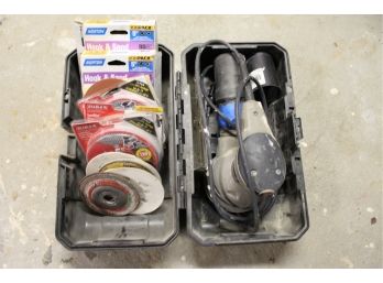 Porter Cable Power Sander With Many Sanding Disks