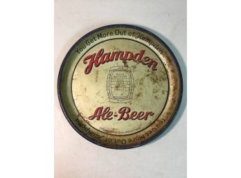 Vintage Hampden Ale Beer Tray