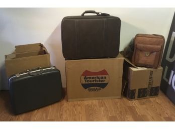 Vintage American Tourister, Monarch, And Airway Industries Luggage