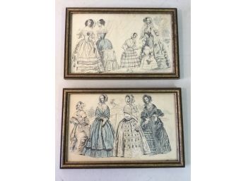 Godeys Ladys Book Victorian Color Prints 1841
