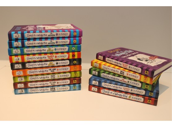 Set Of 14 Diary Of A Wimpy Kid Books