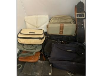 Great Collection Of 10 Fashion Items - Handbags, 1 Belt & Wallets - Buxton, Strada, Rafy, Shafmaster