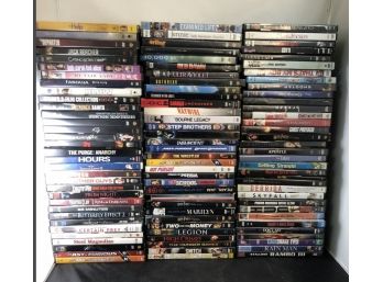 Bin Of 100 Popular DVDs