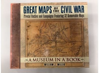 Civil War Book Great Maps Of The Civil War. Pivotal Battles And Campaigns Featuring 32 Removable  Maps !